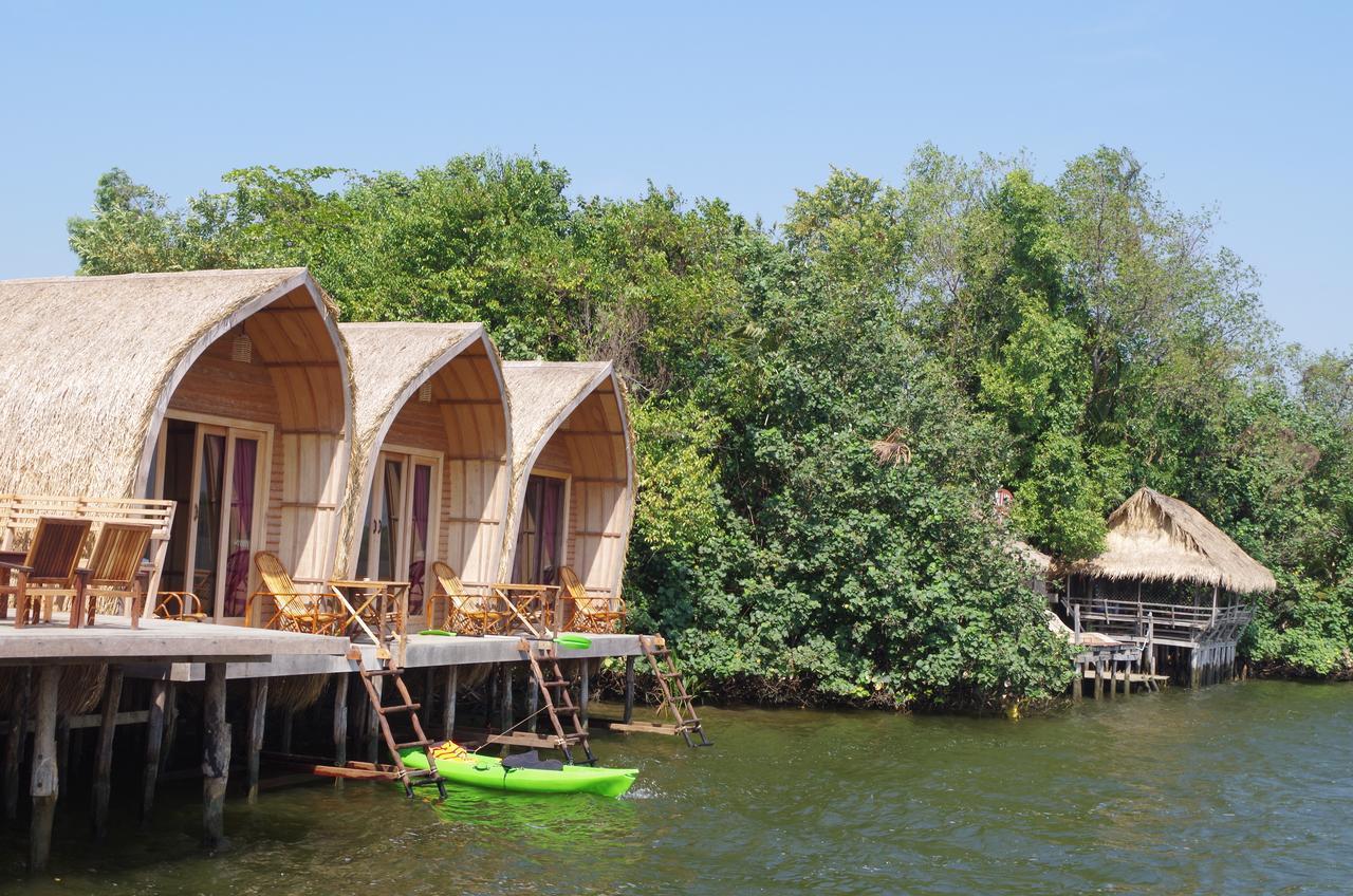 Bamboo Bungalow Kampot Buitenkant foto